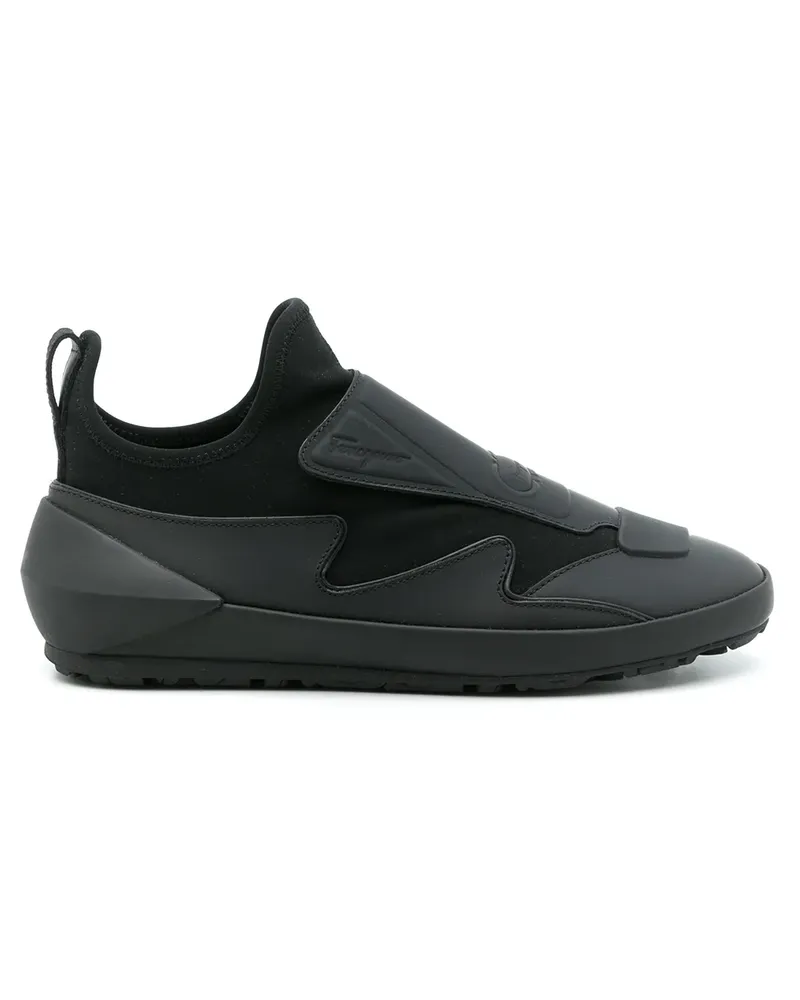 Ferragamo Sock-Sneakers - Schwarz Schwarz