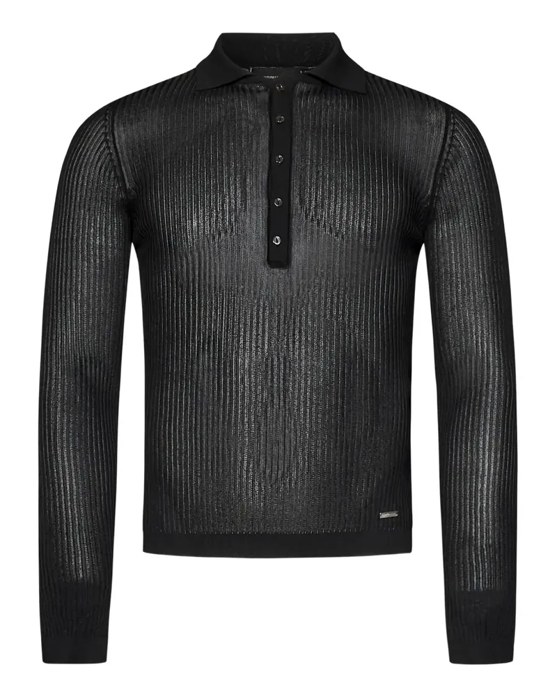 Dsquared2 Gestrickter Pullover - Schwarz Schwarz