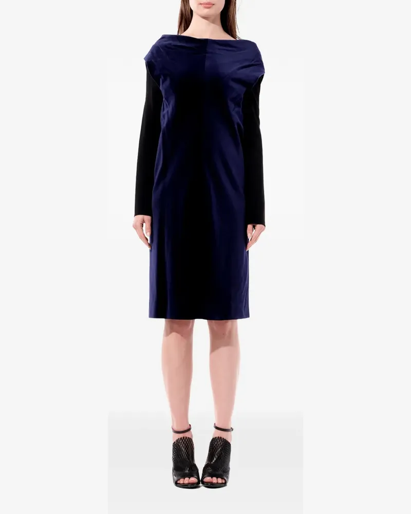 Balenciaga Minikleid in Samtoptik - Schwarz Schwarz
