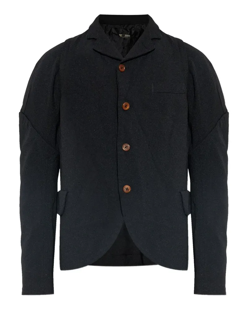 Comme des Garçons button jacket - Schwarz Schwarz
