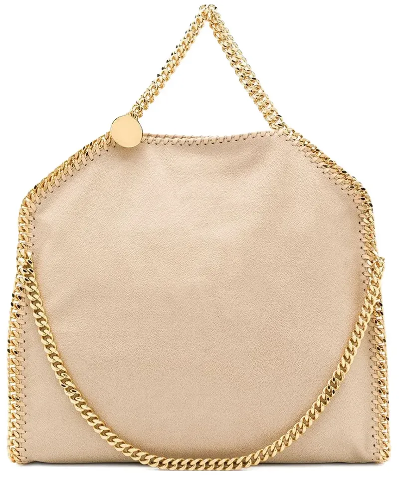 Stella McCartney Falabella fold-over tote bag - Gold Gold