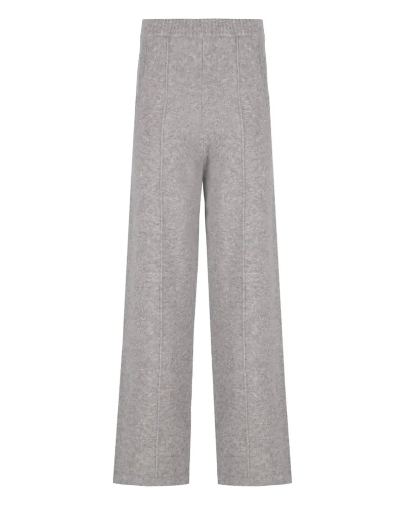 Laneus Gestrickte Hose mit Seitentaschen - Grau Grau