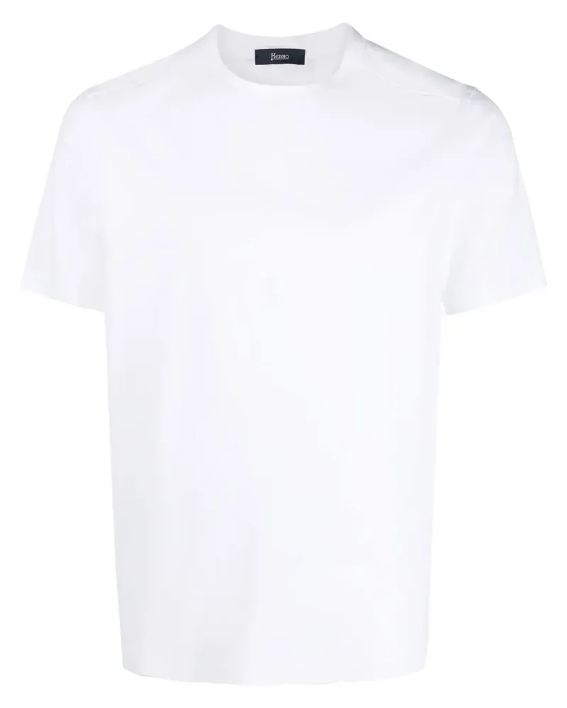 Herno T-Shirt mit Rundhalsausschnitt - Weiß Weiß