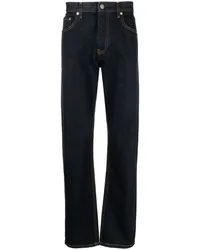 Helmut Lang Halbhohe 98 Straight-Leg-Jeans Blau