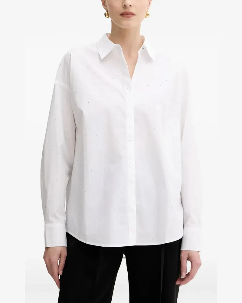 Guess Verziertes Hemd - G011 WHITE G011