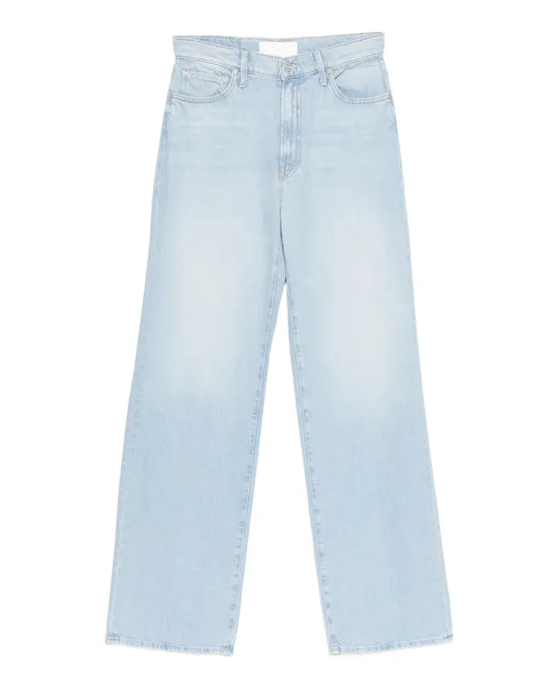 Mother Ausgeblichene Wide-Leg-Jeans - Blau Blau