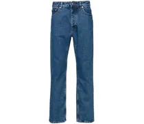Straight-Leg-Jeans mit Monogramm