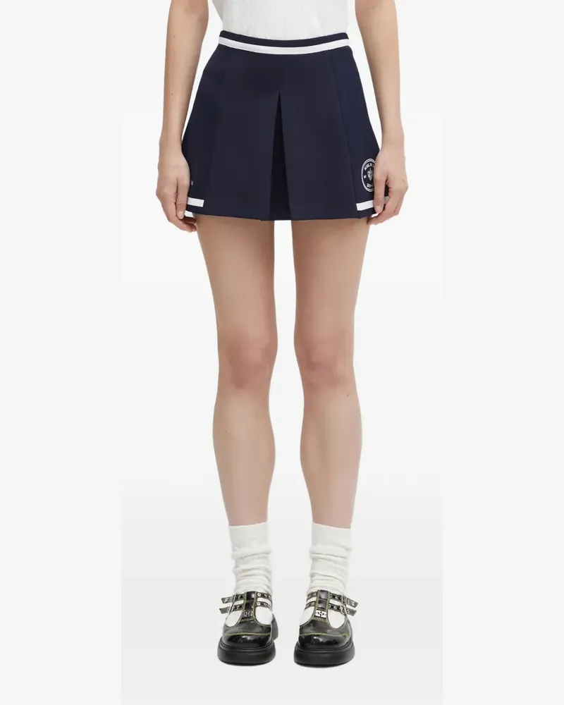 SPORTY & RICH Hotel Eden Roc Mila mini skirt - Blau Blau