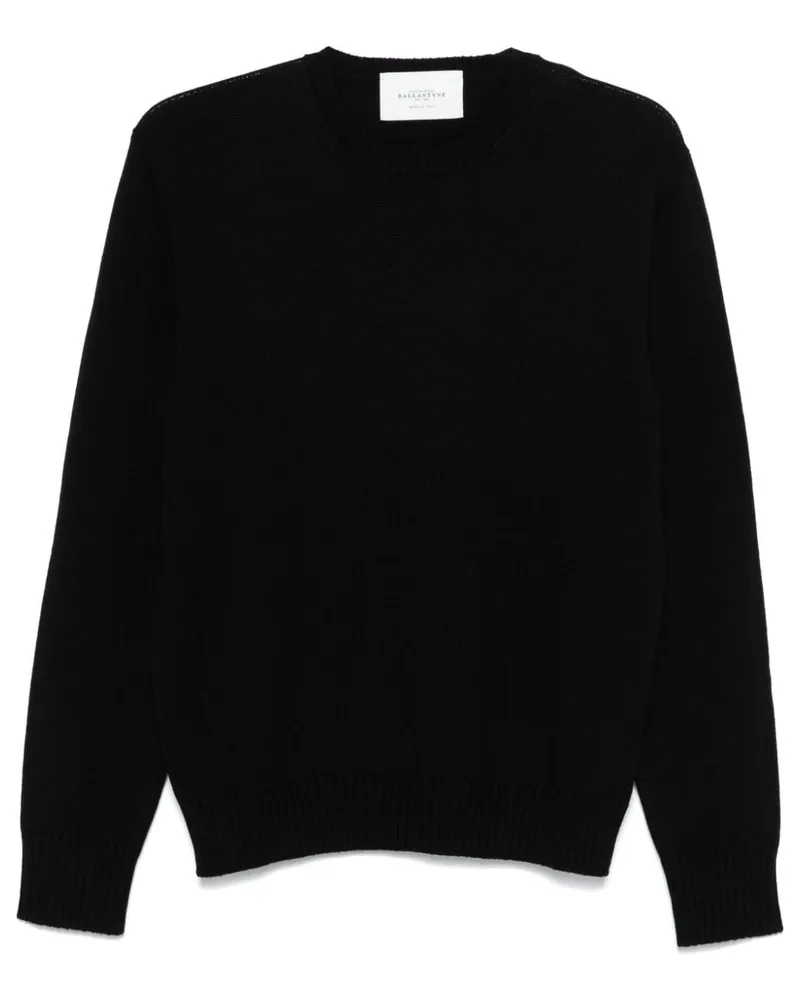 Ballantyne Klassischer Pullover - Schwarz Schwarz