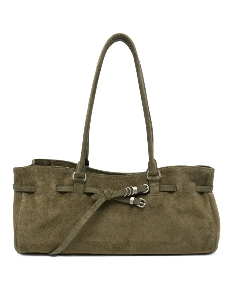Marge Sherwood Schultertasche mit Schnallendetail - Grün Grün