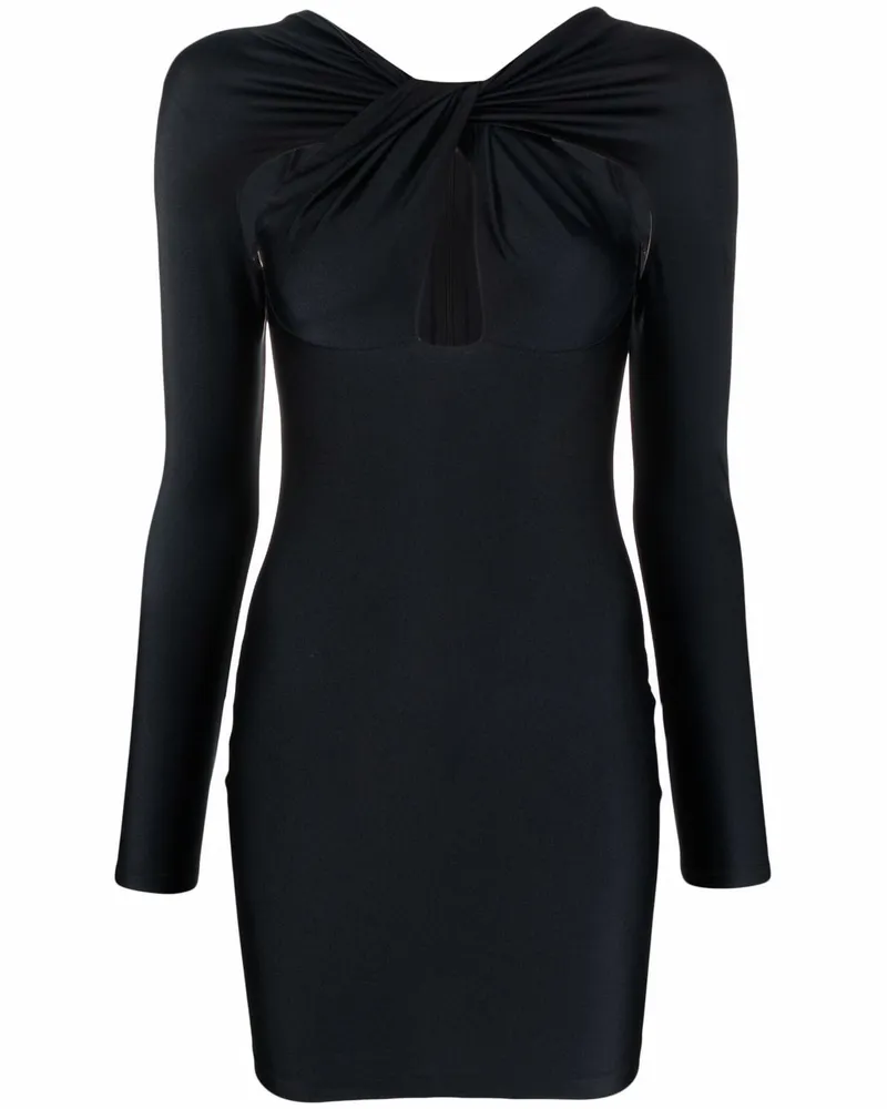 COPERNI Drapiertes Minikleid - Schwarz Schwarz