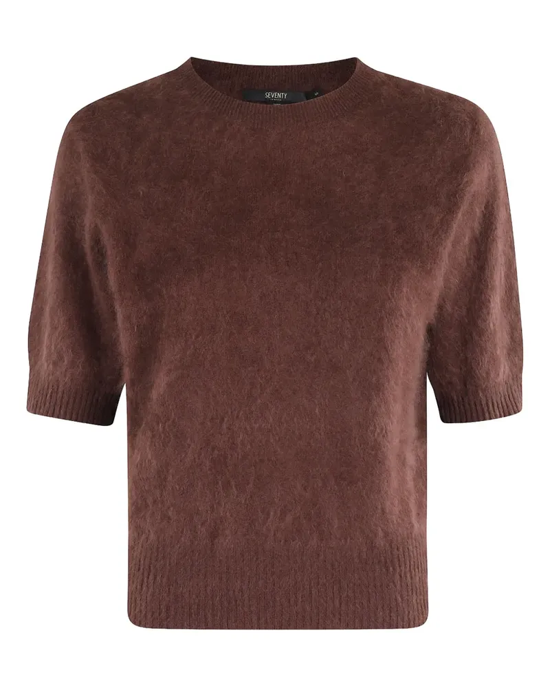 Seventy Gestricktes T-Shirt - Braun Braun