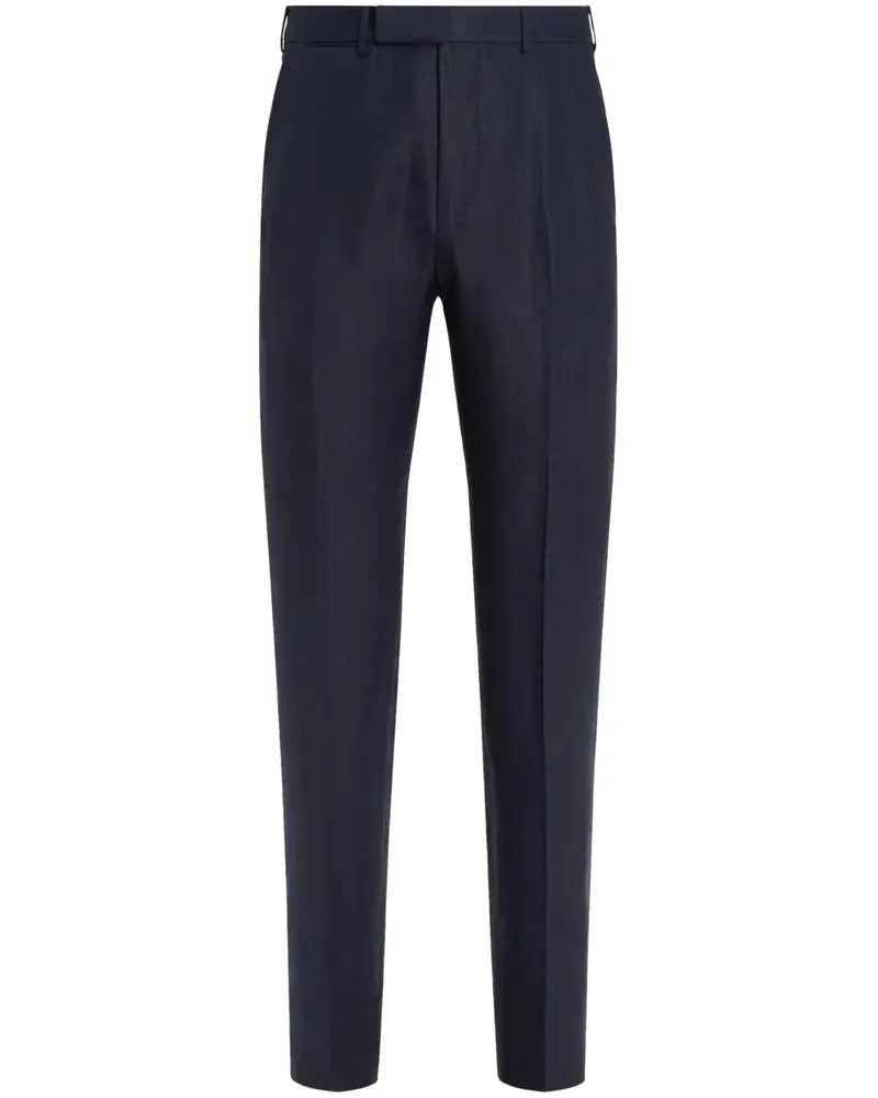 Ermenegildo Zegna Oasi Lino Hose - Blau Blau