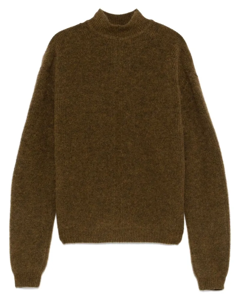 Rick Owens Pullover mit Stehkragen - Braun Braun