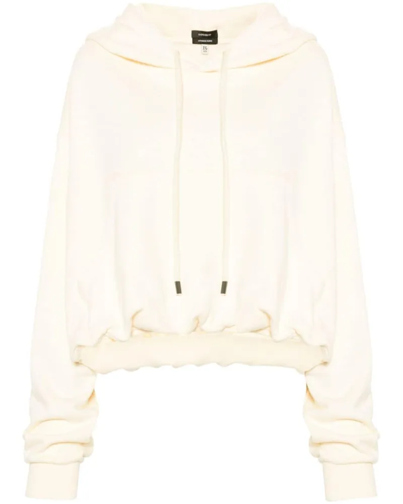 R13 Hoodie mit Ballonsaum - Nude Nude