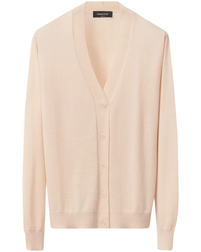 Fabiana Filippi Fein gestrickter Cardigan - Rosa Rosa