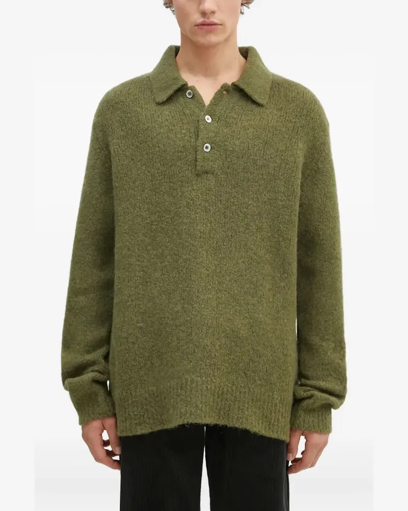 Norse Projects Rasmus Pullover mit Polokragen - Grün Grün