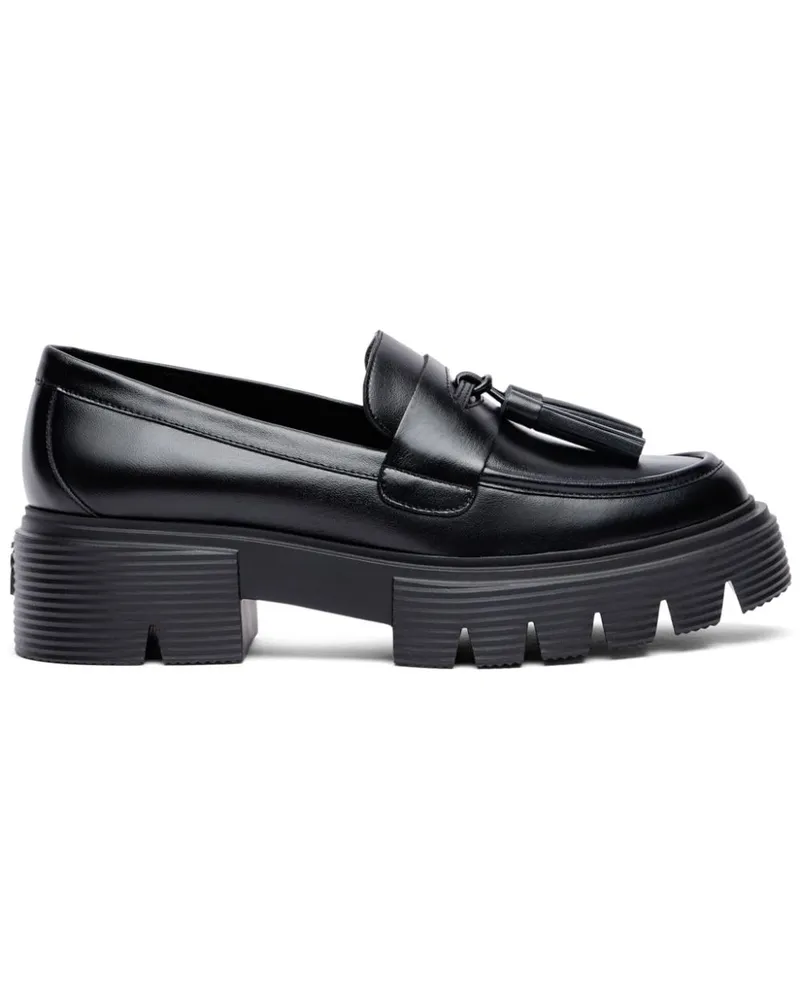Stuart Weitzman Nolita Loafer mit Quaste 45mm - Schwarz Schwarz