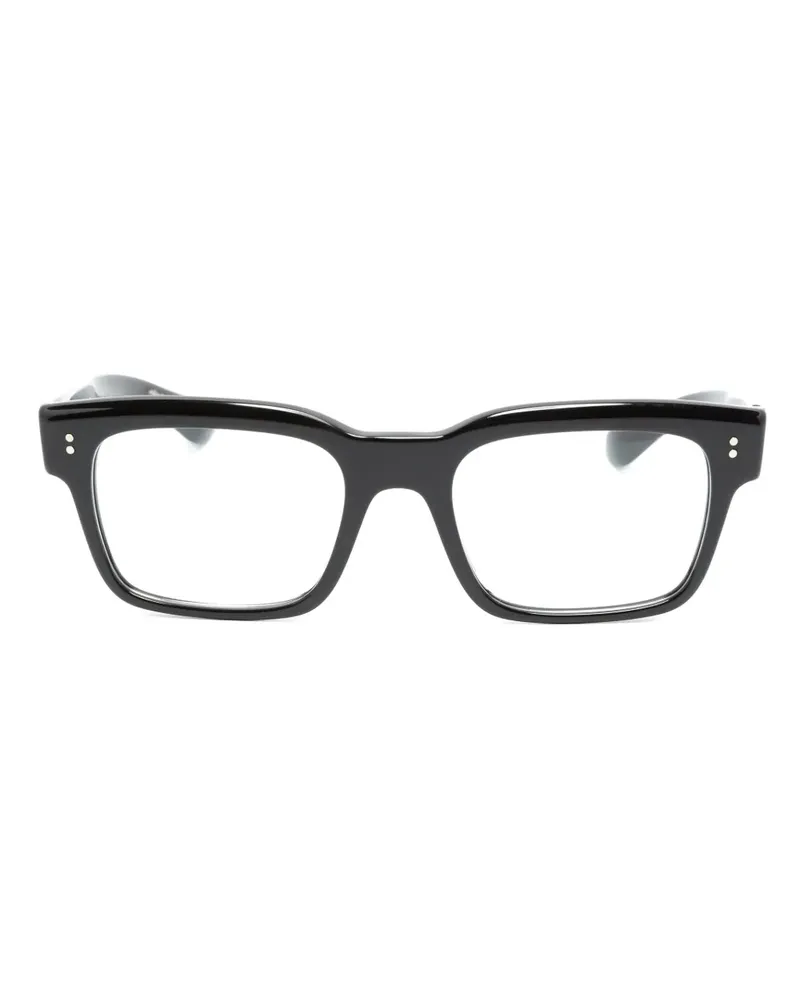 Oliver Peoples Hollins Brille mit eckigem Gestell - Schwarz Schwarz