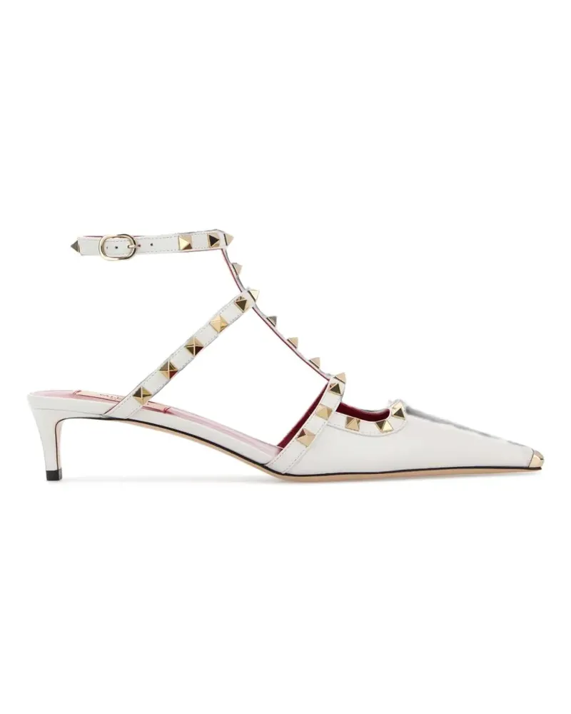 Valentino Garavani Rockstud Caged Pumps - Weiß Weiß