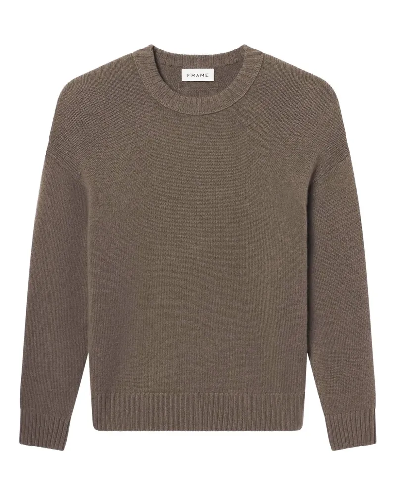 Frame Denim Gerippter Strickpullover - Braun Braun