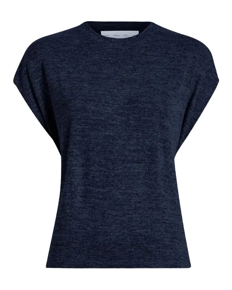 Proenza Schouler Gerafftes Reeva T-Shirt - Blau Blau