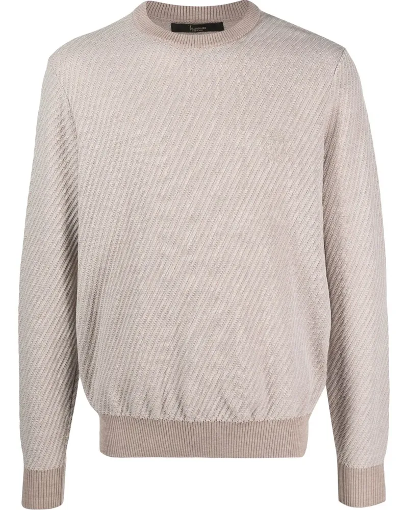 Billionaire Gerippter Pullover aus Merinowolle - Nude Nude