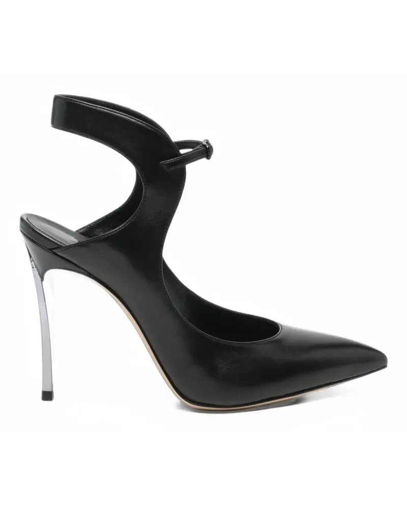 Casadei Pumps mit spitzer Kappe - Schwarz Schwarz