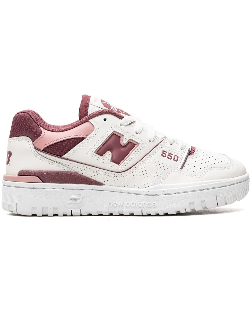 New Balance 550 Red Rouge Sneakers - Weiß Weiß