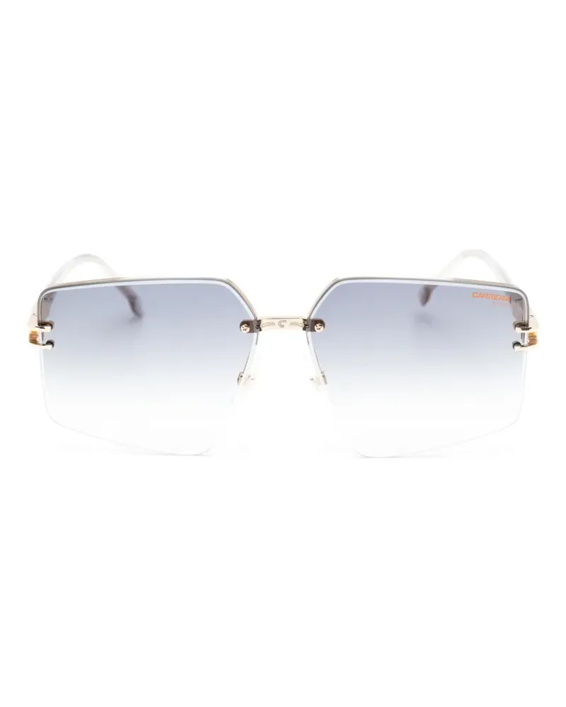 Carrera Sonnenbrille mit geometrischem Gestell - Gold Gold