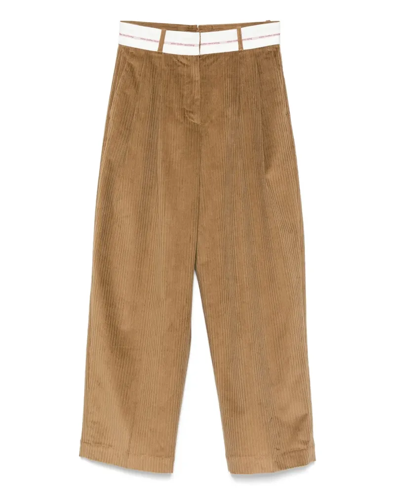 nine:inthe:morning Cordhose mit Falten - Braun Braun