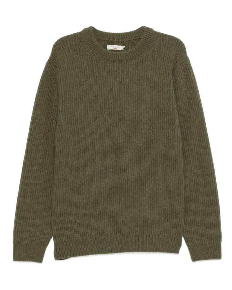 Nudie Jeans Gerippter Pullover - Grün Grün