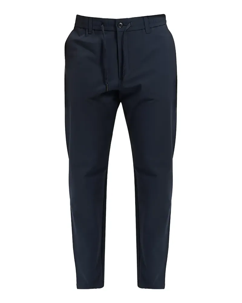 HUGO BOSS drawstring tapered-leg trousers - Blau Blau