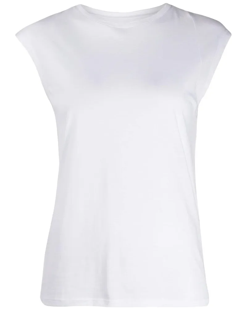 Frame Denim Klassisches T-Shirt Weiß