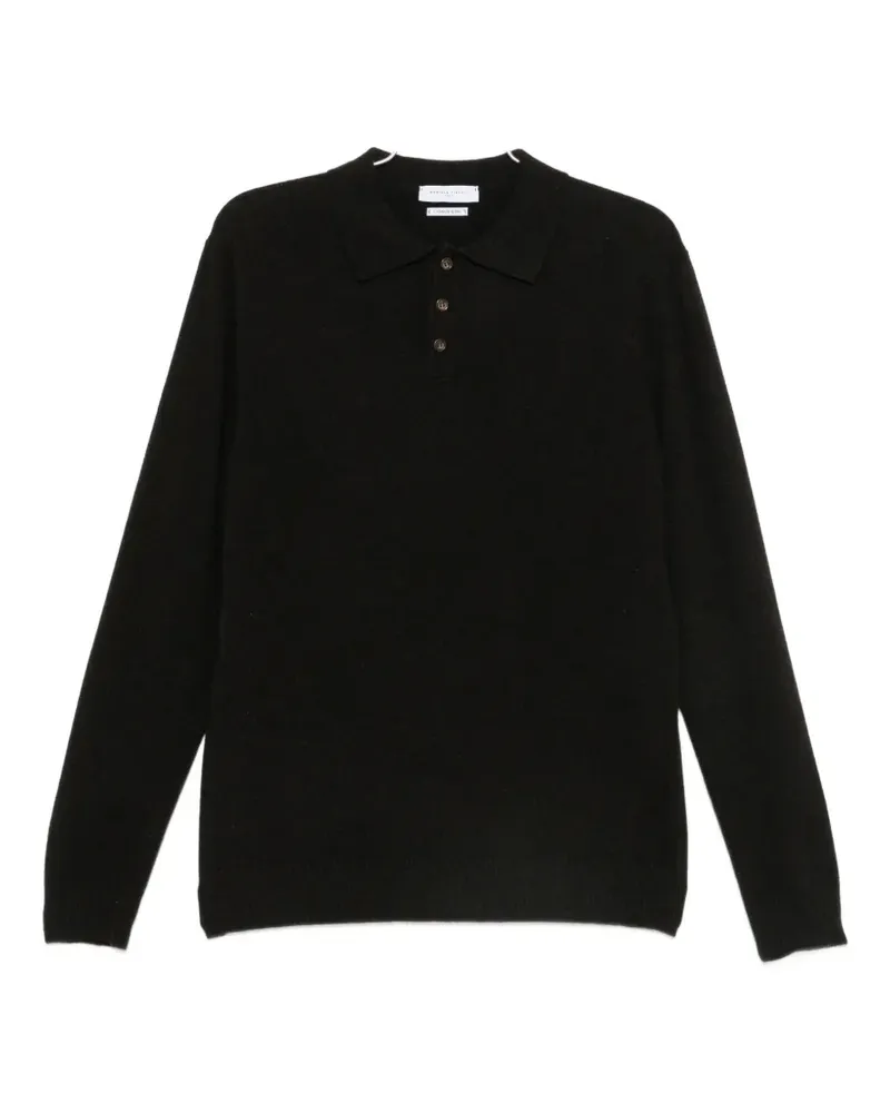 Daniele Fiesoli long-sleeve polo shirt - Braun Braun