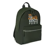 Rucksack mit Tigerapplikation - Grün