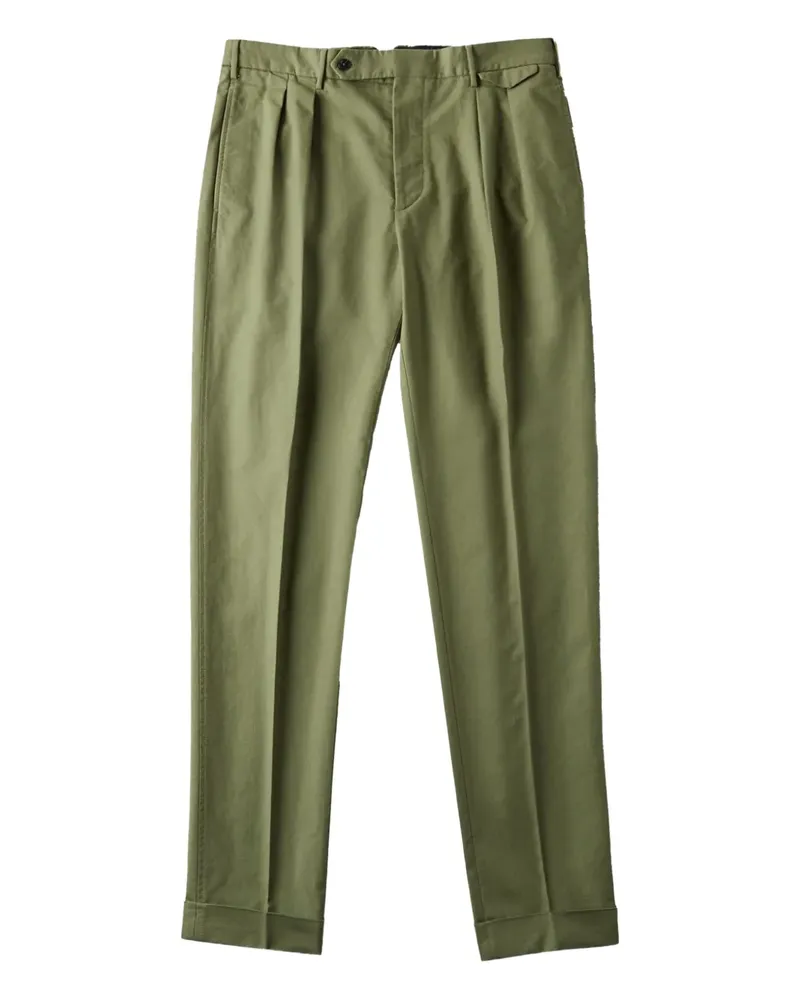 Incotex pleated chinos - Grün Grün
