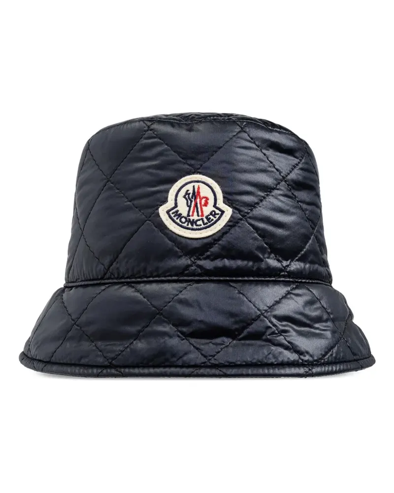 Moncler Gesteppter Fischerhut - Blau Blau