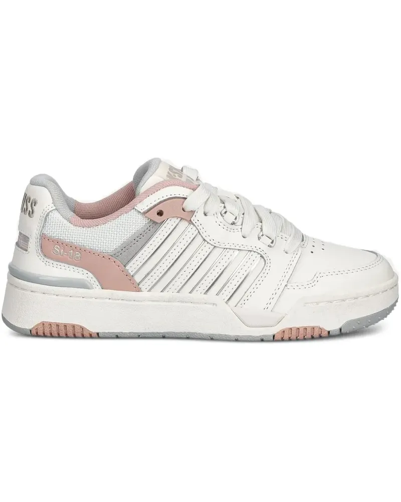K-Swiss SI-18 RIVAL Sneakers mit gestreiftem Einsatz - Weiß Weiß