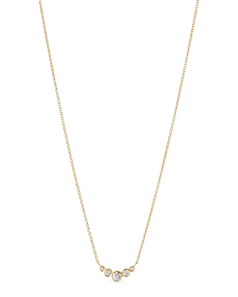 Sophie Bille Brahe Petite Dentelle Halskette mit Diamant - Gold Gold