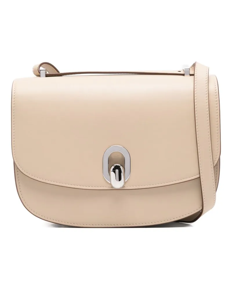 SAVETTE Tondo Schultertasche 22cm - Nude Nude
