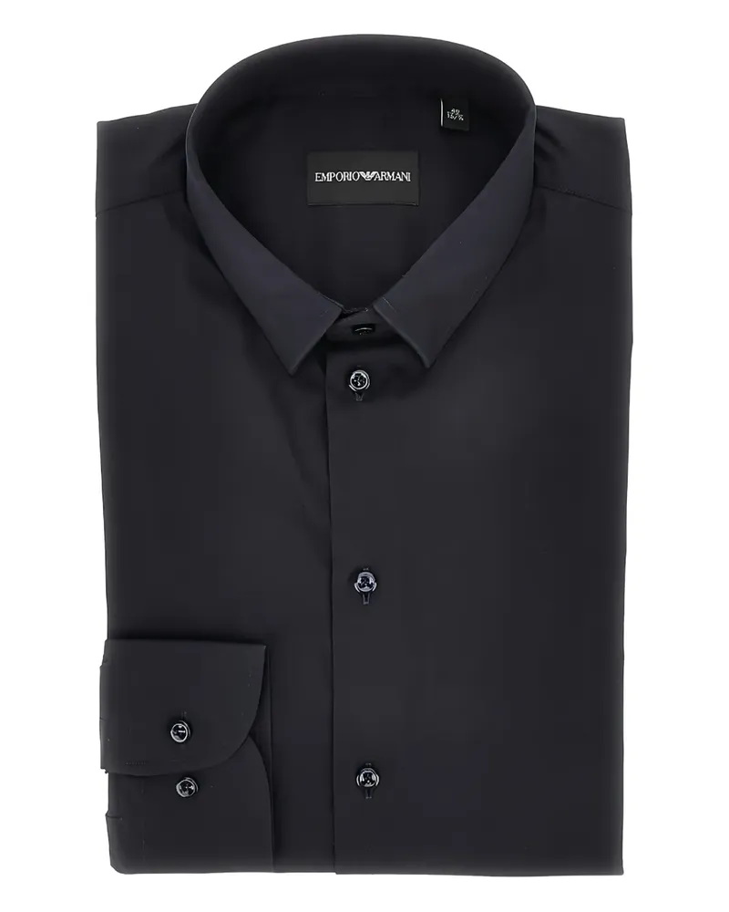 Emporio Armani Klassisches Hemd - Blau Blau