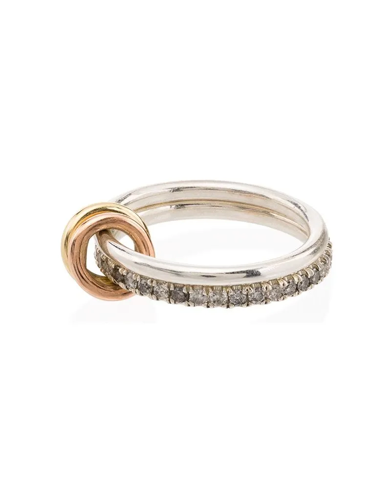 Spinelli Kilcollin 18kt Marigold Gelbgoldring mit Diamanten - Silber Silber