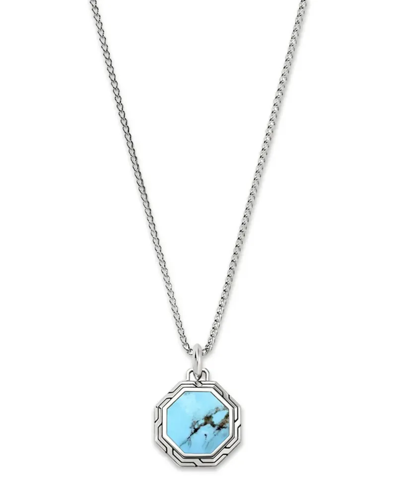 John Hardy Tag Halskette - Silber Silber