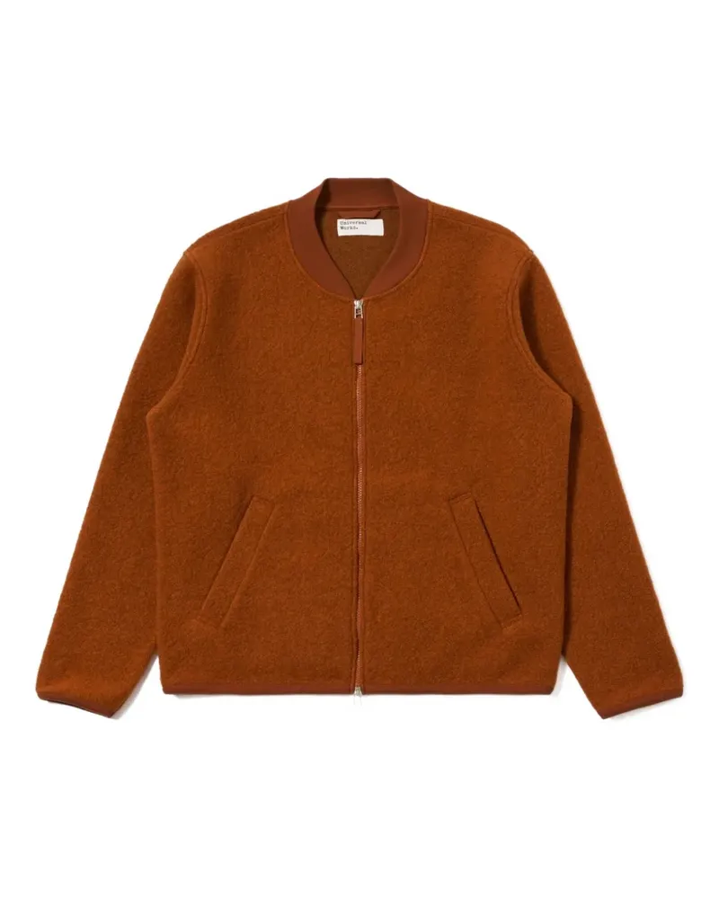 Universal Works Bomberjacke mit Reißverschluss - Braun Braun
