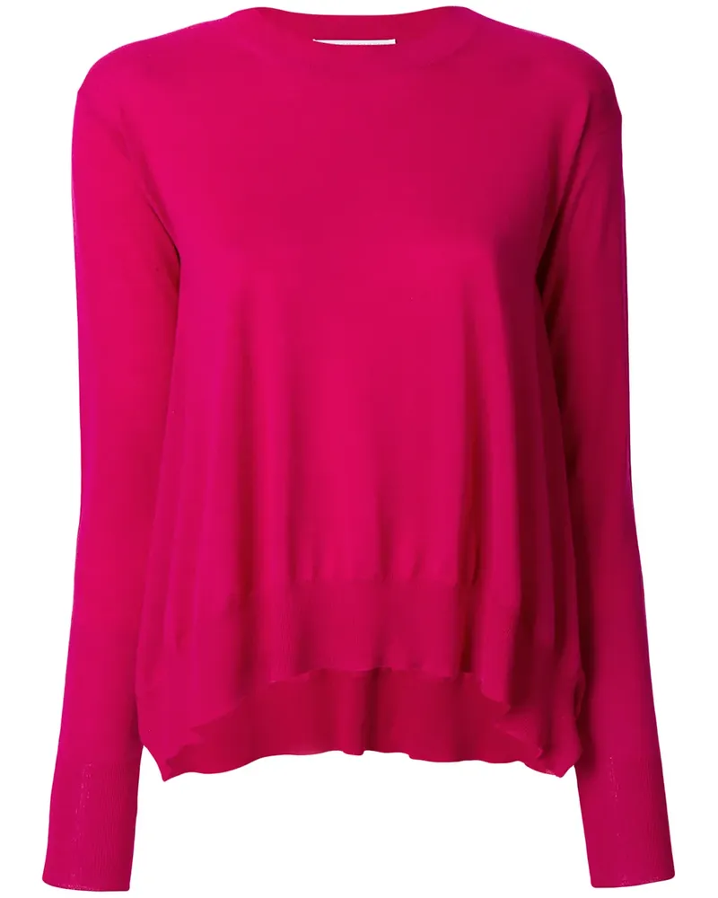 Stella McCartney curved hem sweater - Rosa Rosa