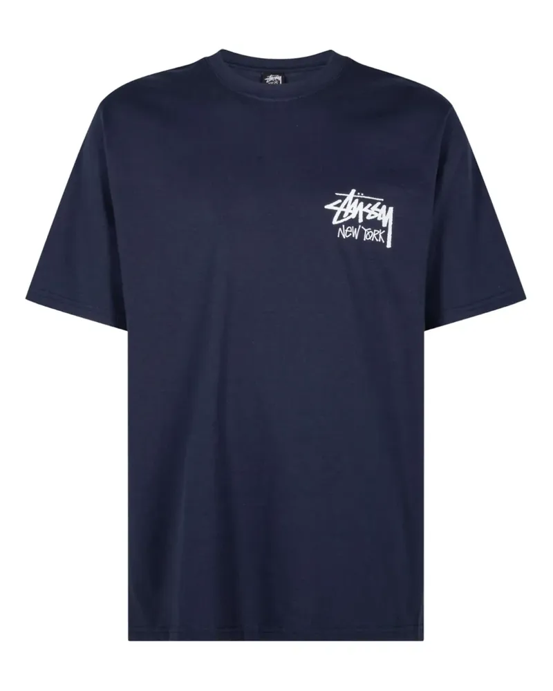 Stüssy Basic T-Shirt - Blau Blau