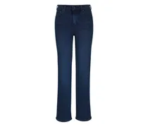 Jeans mit Gürtelschlaufen - Blau