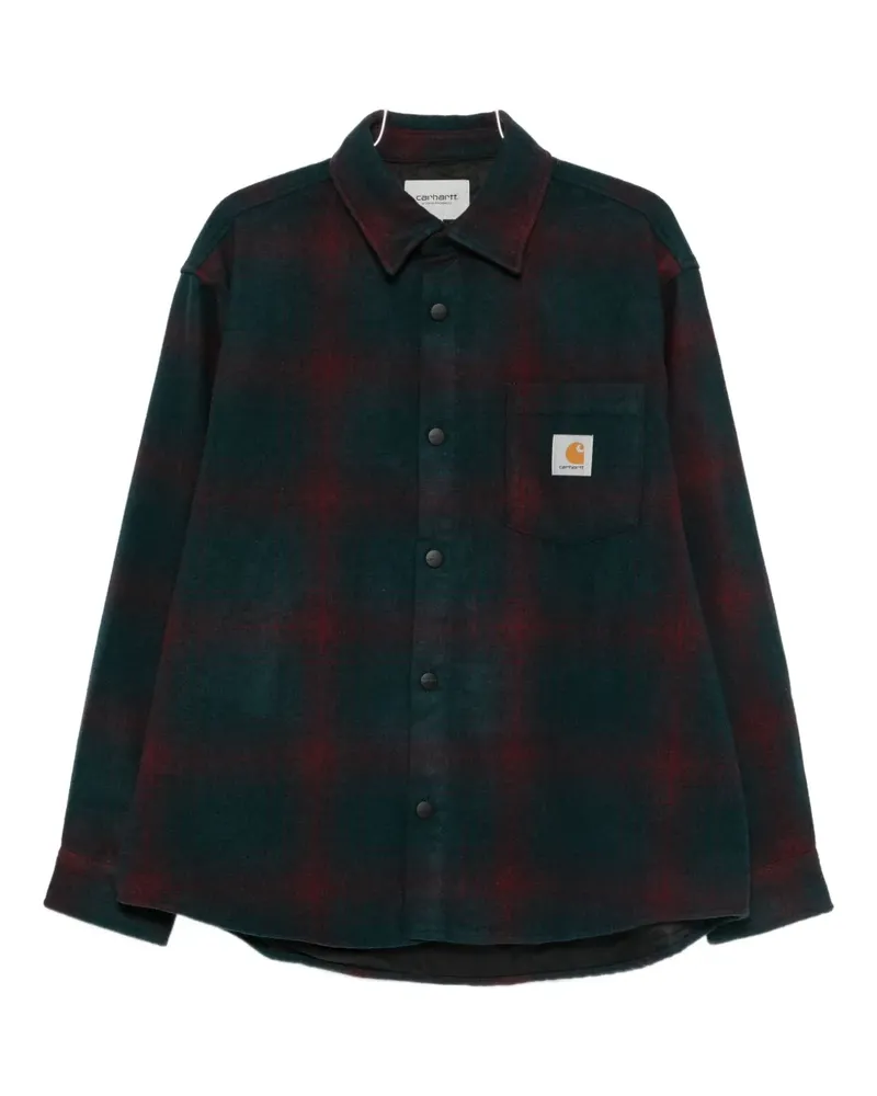 Carhartt WIP Kariertes Hemd mit Tasche - Grün Grün
