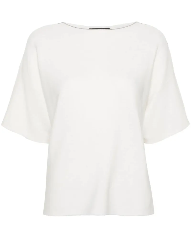 Fabiana Filippi Pullover aus Bio-Baumwolle - Weiß Weiß